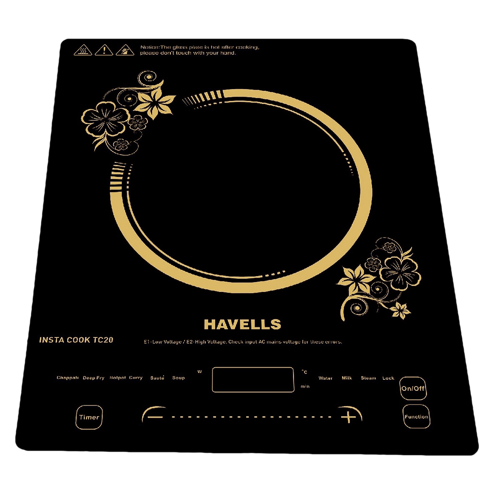 HAVELLS Insta Cook TC20 2000W Single Induction Cooktop with 9 Preset Menus HAVELLS Insta Cook TC20 2000W Single Induction Cooktop with 9 Preset Menus_1