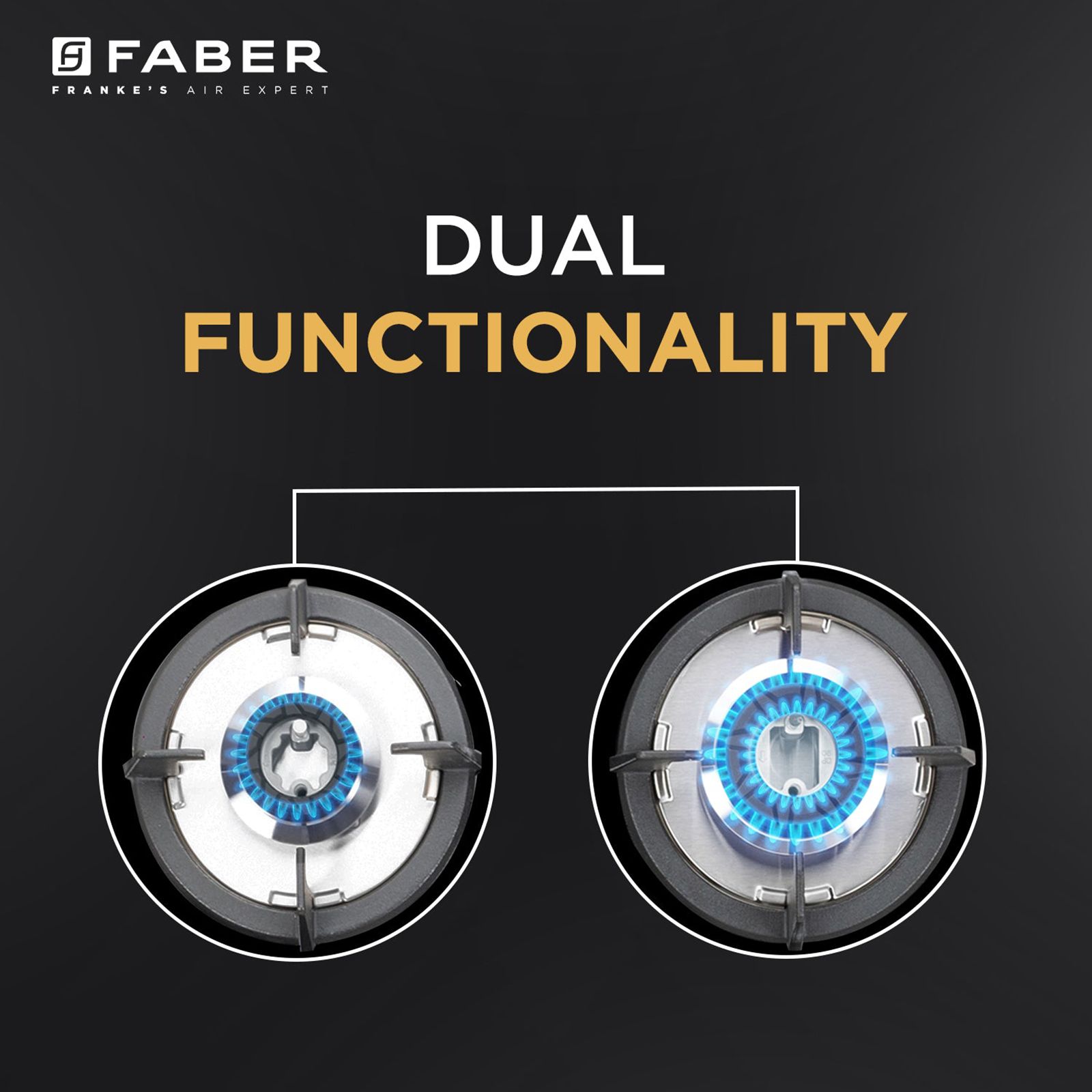 FABER Superia HT764 BR AI Toughened Glass Top 4 Burner Automatic Gas Hob (Battery Operated, Black) FABER Superia HT764 BR AI Toughened Glass Top 4 Burner Automatic Gas Hob (Battery Operated, Black)_14