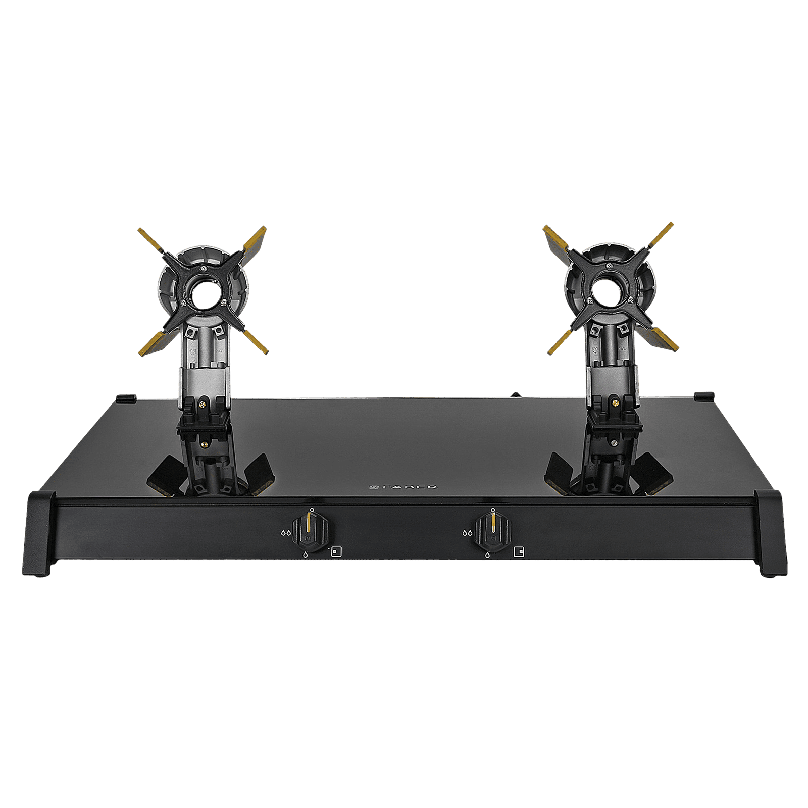 FABER GENIUS 752 Toughened Glass Top 2 Burner Manual Hob (Cast Iron Pan Support, Black) FABER GENIUS 752 Toughened Glass Top 2 Burner Manual Hob (Cast Iron Pan Support, Black)_14
