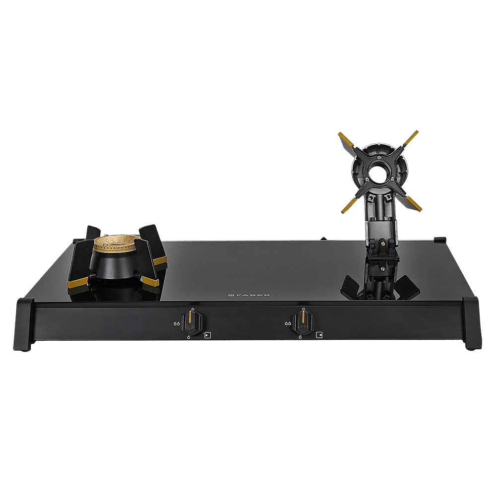 FABER GENIUS 752 Toughened Glass Top 2 Burner Manual Hob (Cast Iron Pan Support, Black) FABER GENIUS 752 Toughened Glass Top 2 Burner Manual Hob (Cast Iron Pan Support, Black)_18