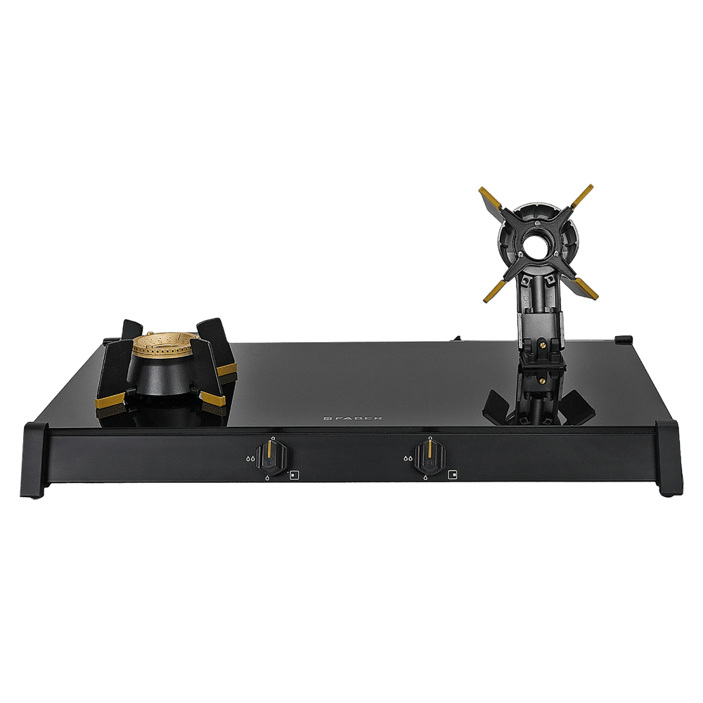 FABER GENIUS 752 Toughened Glass Top 2 Burner Manual Hob (Cast Iron Pan Support, Black) FABER GENIUS 752 Toughened Glass Top 2 Burner Manual Hob (Cast Iron Pan Support, Black)_20