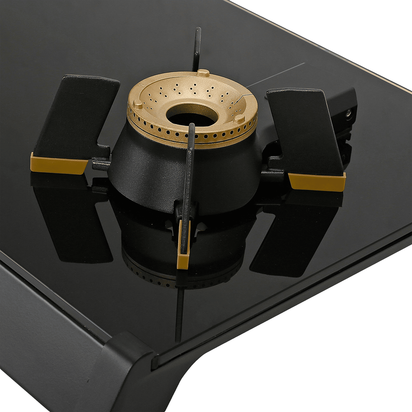 FABER GENIUS 752 Toughened Glass Top 2 Burner Manual Hob (Cast Iron Pan Support, Black) FABER GENIUS 752 Toughened Glass Top 2 Burner Manual Hob (Cast Iron Pan Support, Black)_4