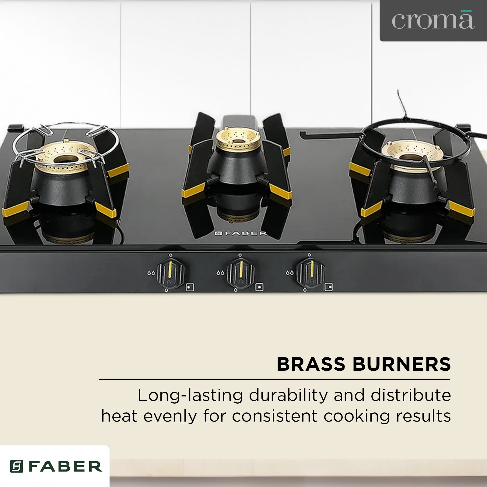 FABER GENIUS 753 Toughened Glass Top 3 Burner Manual Hob (Cast Iron Pan Support, Black) FABER GENIUS 753 Toughened Glass Top 3 Burner Manual Hob (Cast Iron Pan Support, Black)_17