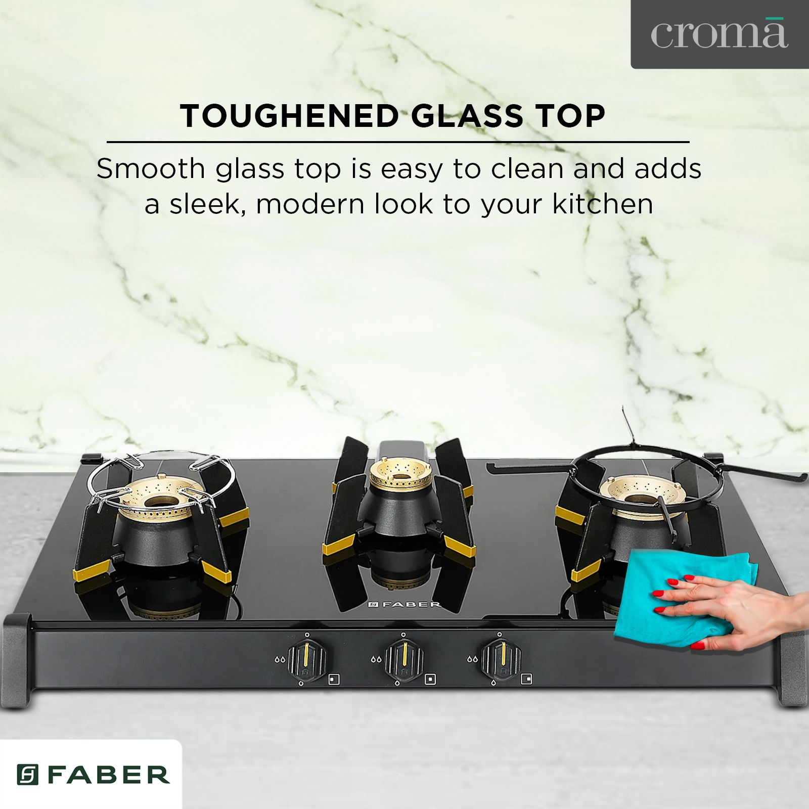 FABER GENIUS 753 AI Toughened Glass Top 3 Burner Manual Hob (Cast Iron Pan Support, Black) FABER GENIUS 753 AI Toughened Glass Top 3 Burner Manual Hob (Cast Iron Pan Support, Black)_17