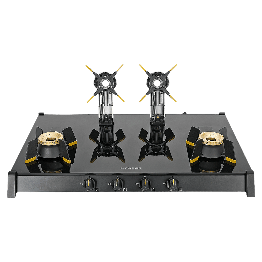 FABER GENIUS 804 AI Toughened Glass Top 4 Burner Manual Hob (Cast Iron Pan Support, Black)_16