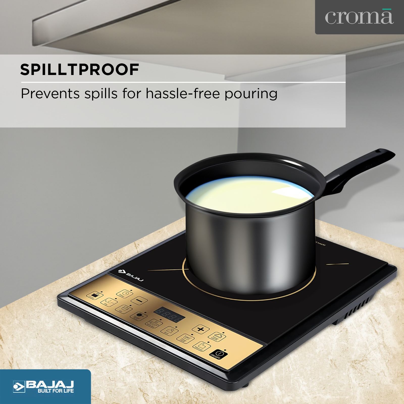 BAJAJ ICX 190TS 1900W Induction Cooktop with 9 Preset Menus BAJAJ ICX 190TS 1900W Induction Cooktop with 9 Preset Menus_12