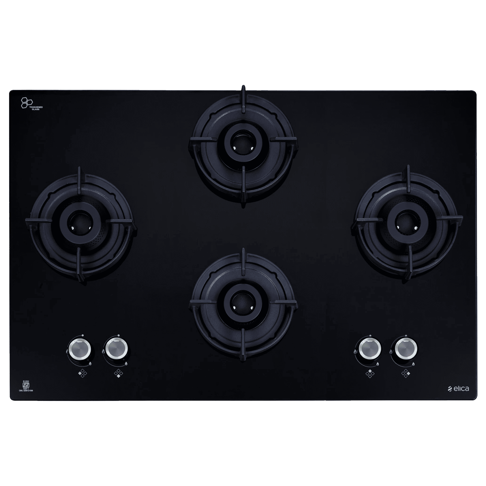 elica Flexi 491 Lotus IND HD Toughened Glass Top 4 Burner Automatic Hob (Direct Multi-flame Burner, Black) elica Flexi 491 Lotus IND HD Toughened Glass Top 4 Burner Automatic Hob (Direct Multi-flame Burner, Black)_6