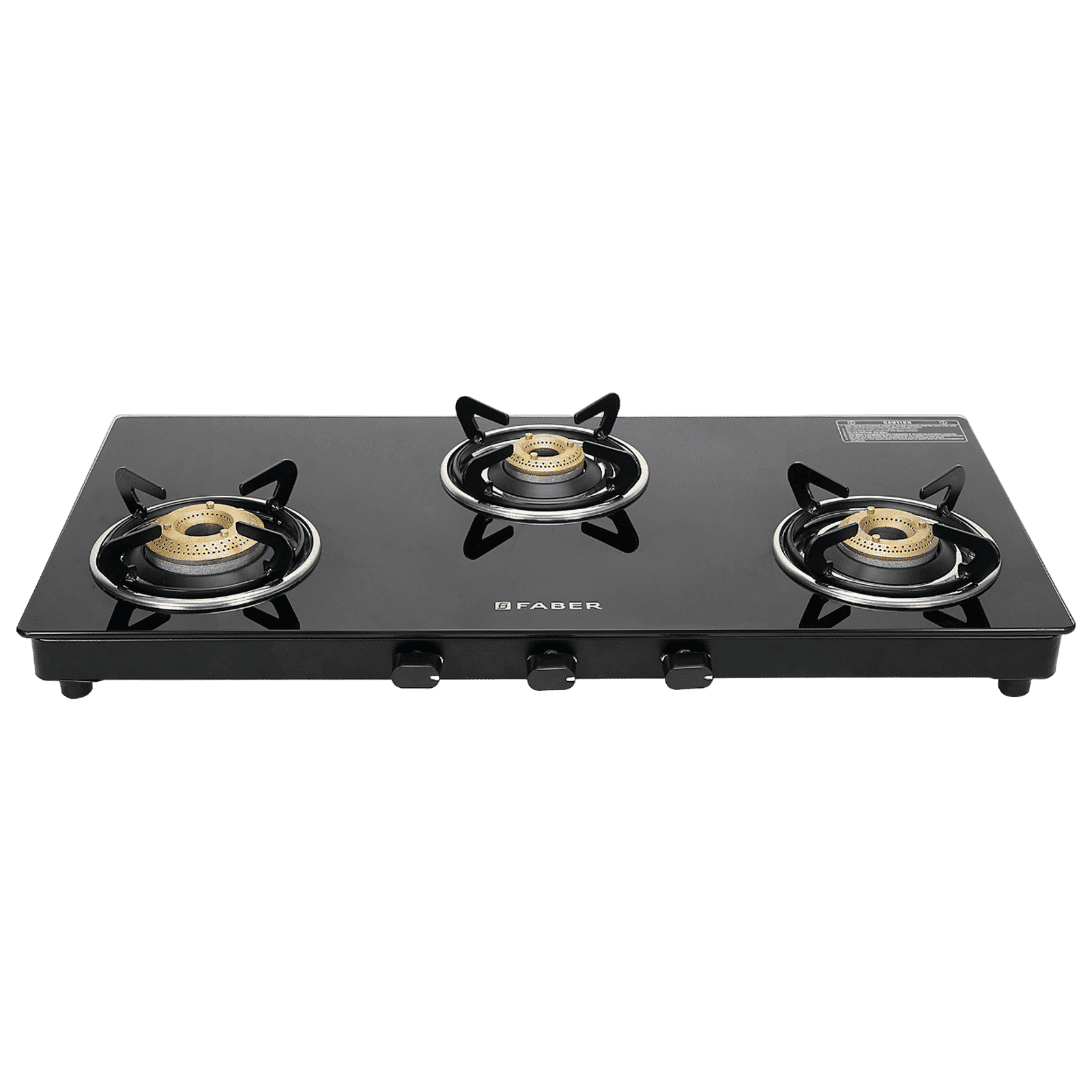 FABER Spark 3 Burner Manual Gas Stove (Knob Controlled, Black) FABER Spark 3 Burner Manual Gas Stove (Knob Controlled, Black)_4