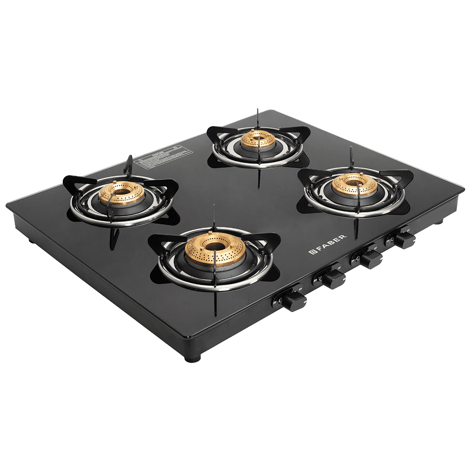 FABER Spark 4 Burner Manual Gas Stove (Knob Control, Black) FABER Spark 4 Burner Manual Gas Stove (Knob Control, Black)_5