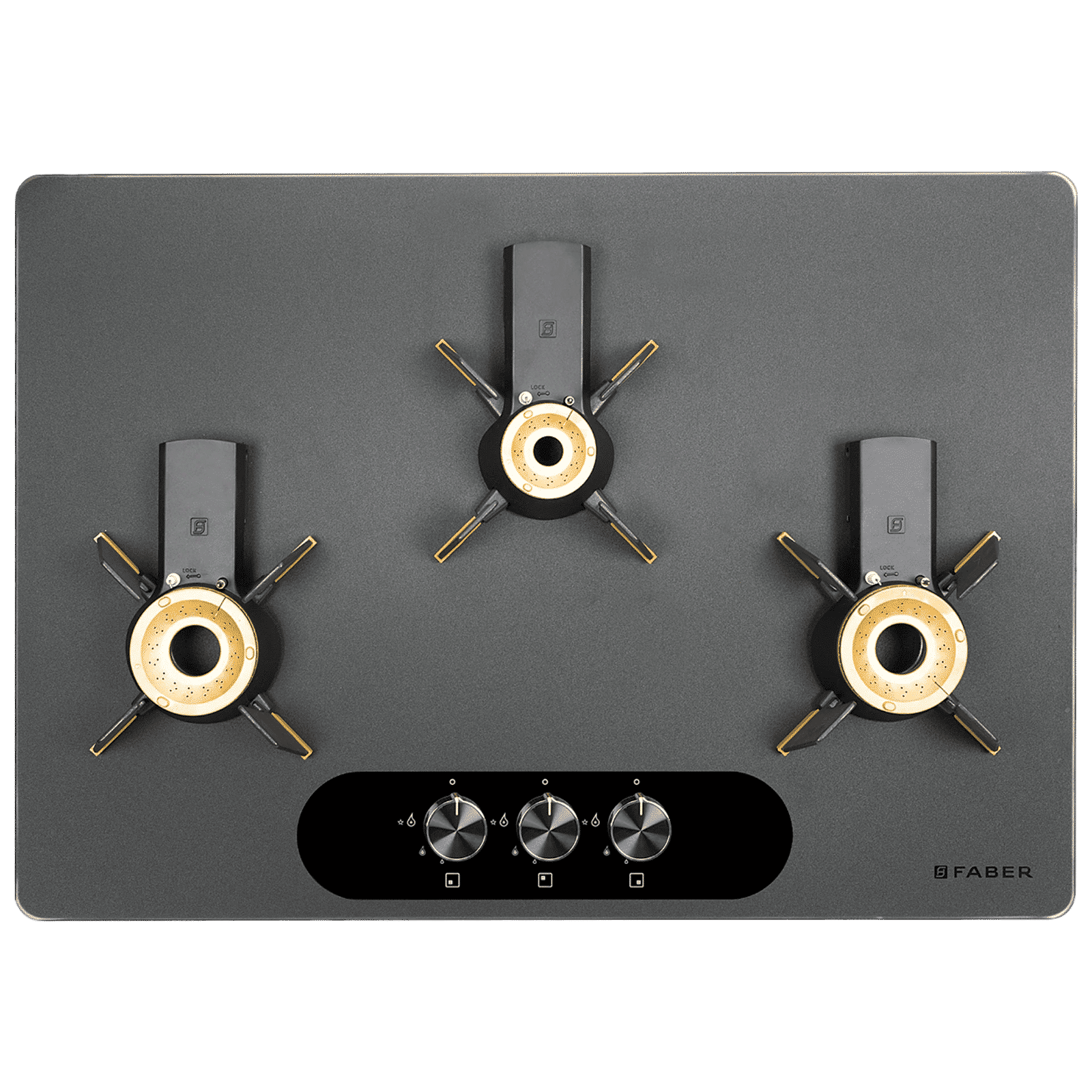 FABER Magiclift HT753 BR CI AI Toughened Glass Top 3 Burner Automatic Hob (Lift and Lock Feature, Black) FABER Magiclift HT753 BR CI AI Toughened Glass Top 3 Burner Automatic Hob (Lift and Lock Feature, Black)_6