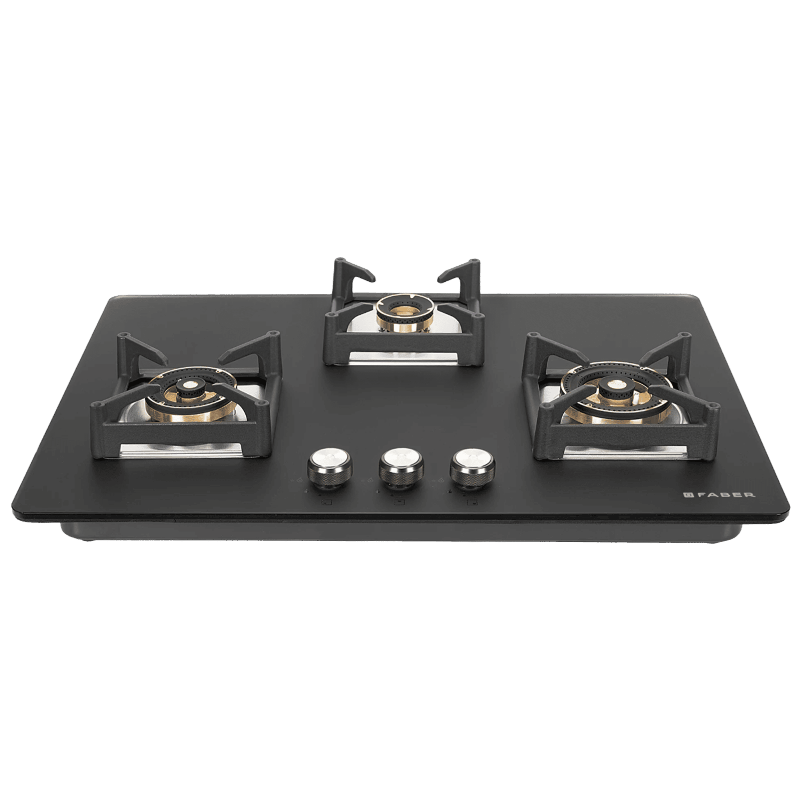 FABER BELLA HT 753 BR AI FFD Glass Top 3 Burner Automatic Hob (Flame Failure Device, Black) FABER BELLA HT 753 BR AI FFD Glass Top 3 Burner Automatic Hob (Flame Failure Device, Black)_1