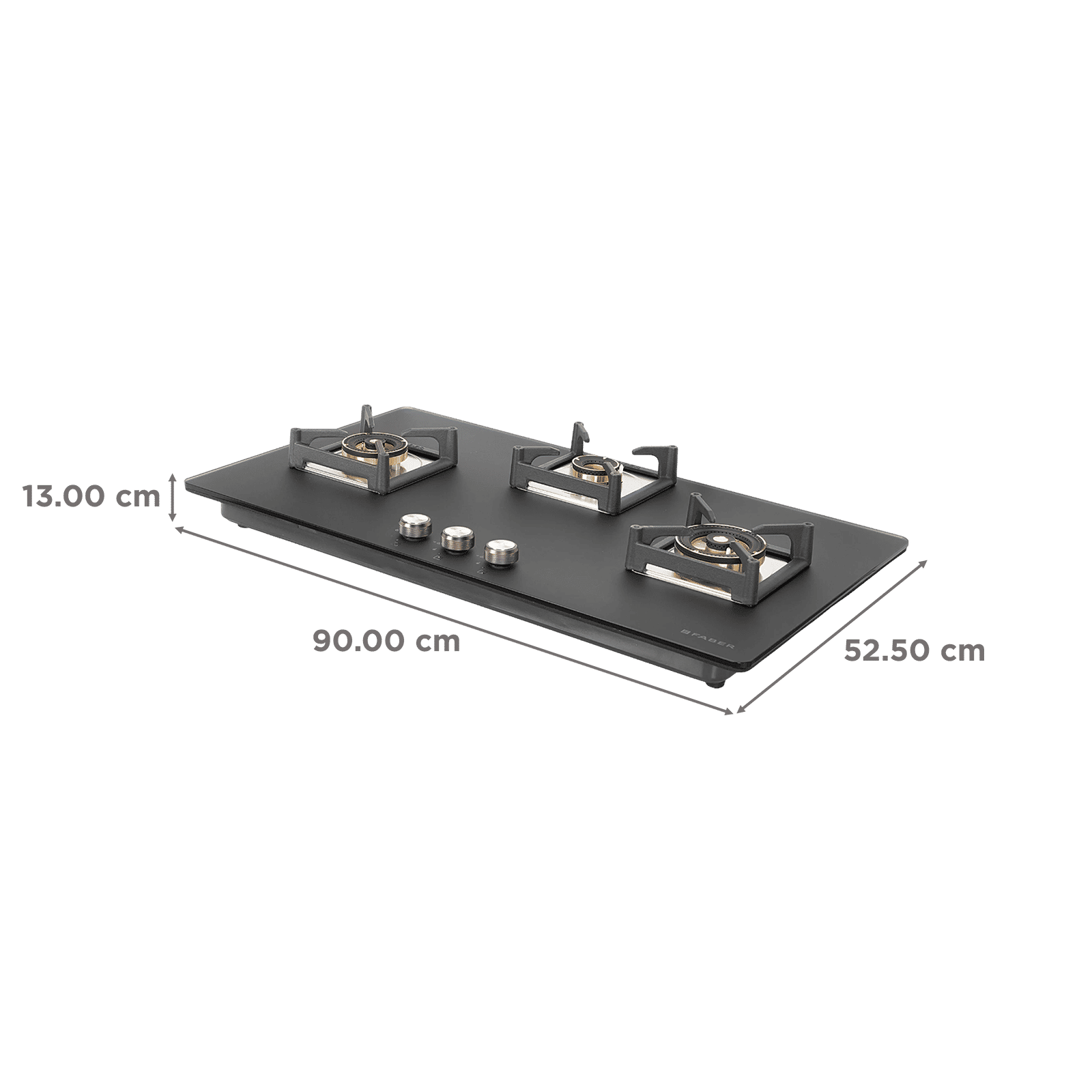 FABER BELLA HT 903 BR AI FFD Glass Top 3 Burner Automatic Hob (Flame Failure Device, Black) FABER BELLA HT 903 BR AI FFD Glass Top 3 Burner Automatic Hob (Flame Failure Device, Black)_2