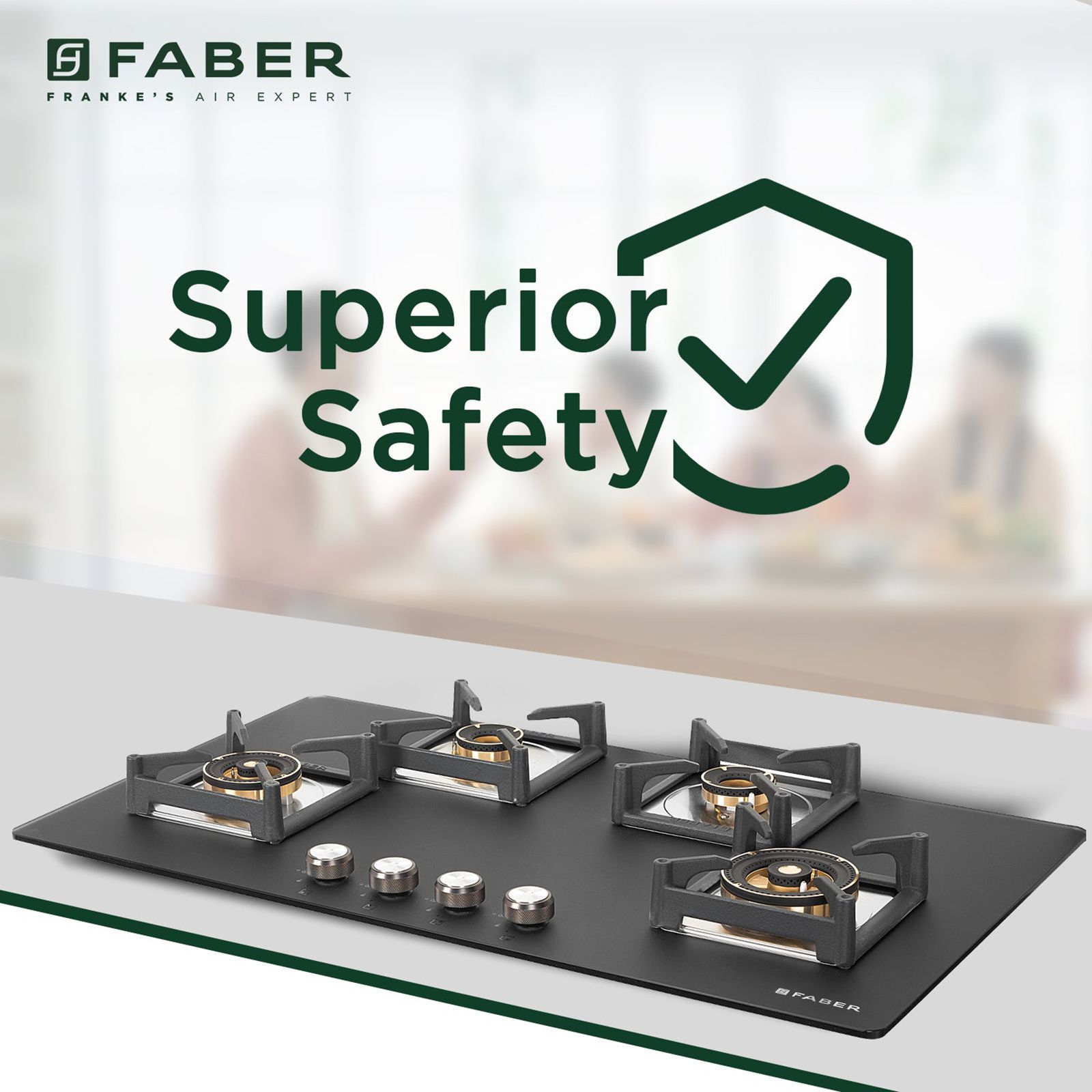 FABER BELLA HT 904 BR AI FFD Glass Top 4 Burner Automatic Hob (Flame Failure Device, Black) FABER BELLA HT 904 BR AI FFD Glass Top 4 Burner Automatic Hob (Flame Failure Device, Black)_12