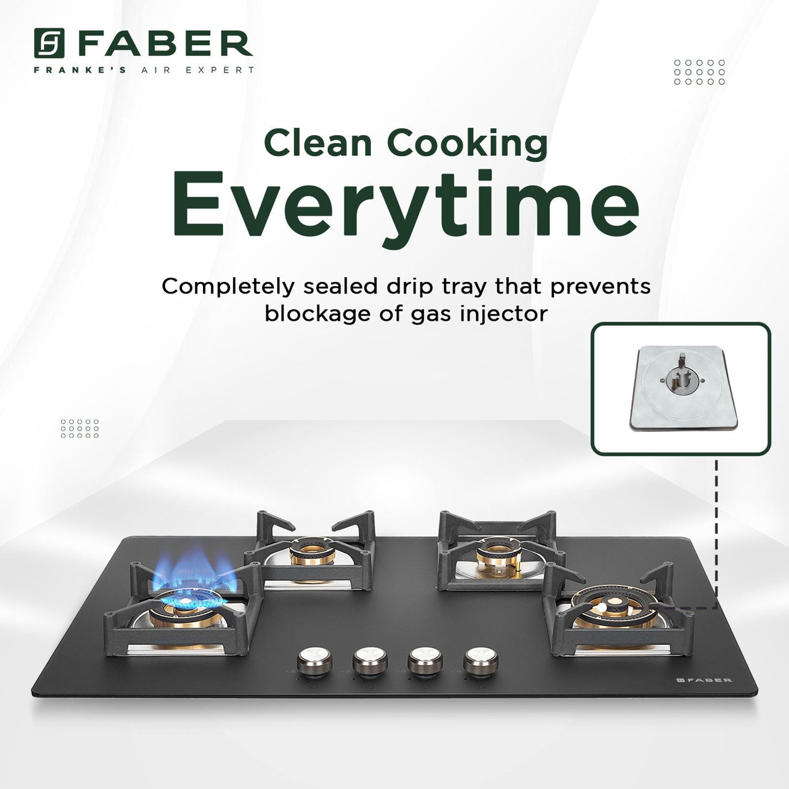 FABER BELLA HT 904 BR AI FFD Glass Top 4 Burner Automatic Hob (Flame Failure Device, Black) FABER BELLA HT 904 BR AI FFD Glass Top 4 Burner Automatic Hob (Flame Failure Device, Black)_9