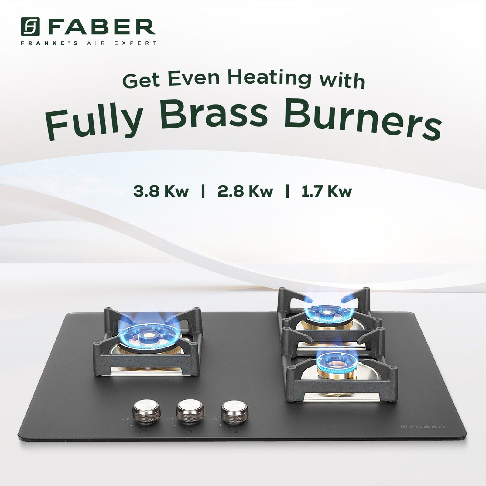 FABER BELLA HT 703 BR AI Glass Top 3 Burner Automatic Hob (Full Brass Burners, Black) FABER BELLA HT 703 BR AI Glass Top 3 Burner Automatic Hob (Full Brass Burners, Black)_10