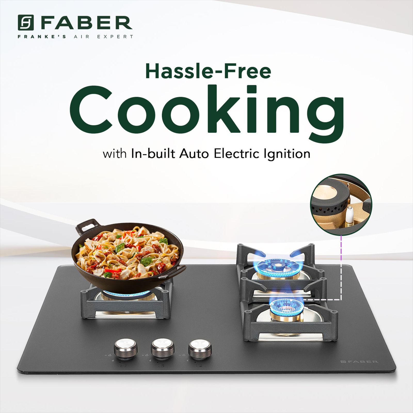 FABER BELLA HT 703 BR AI Glass Top 3 Burner Automatic Hob (Full Brass Burners, Black) FABER BELLA HT 703 BR AI Glass Top 3 Burner Automatic Hob (Full Brass Burners, Black)_6