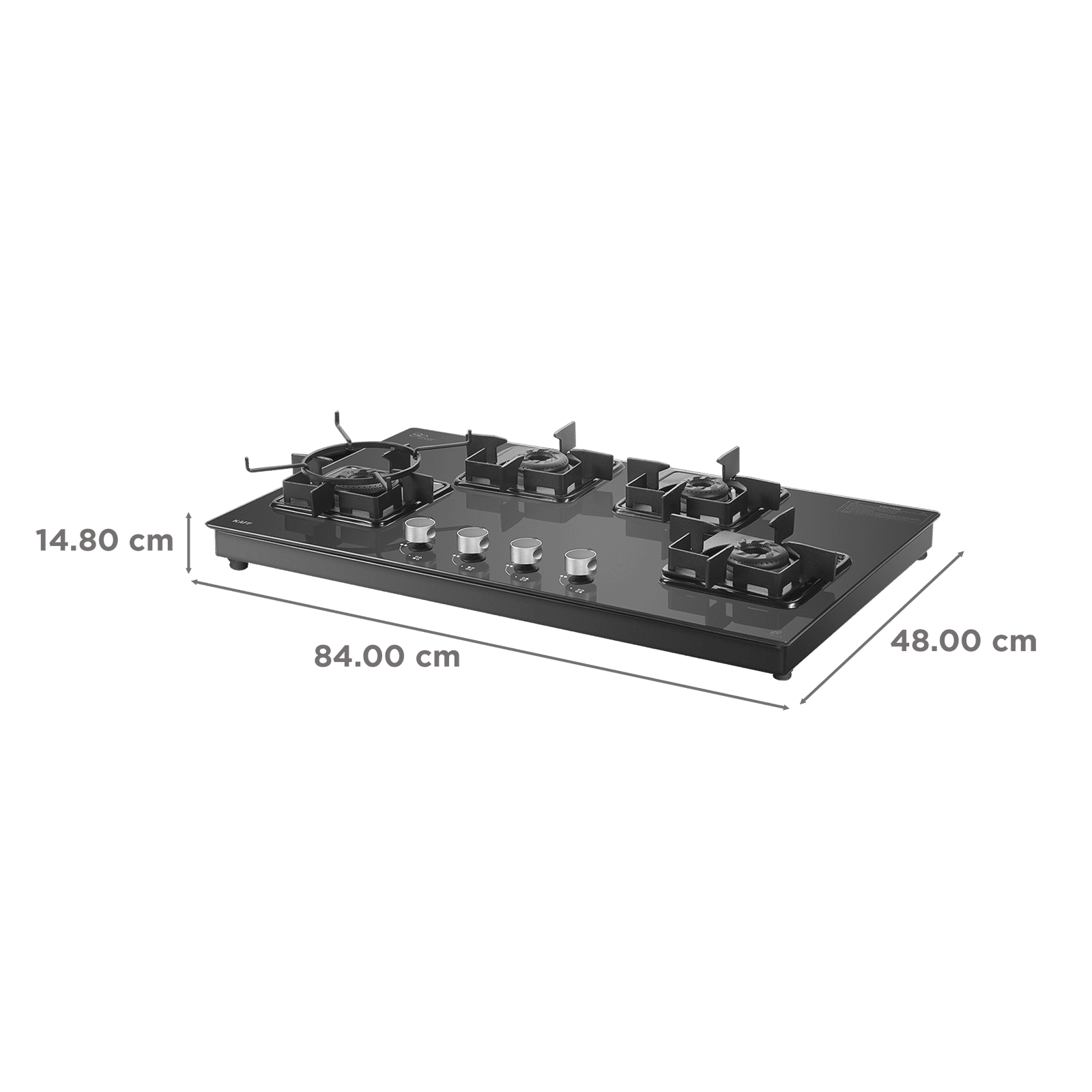 KAFF CTS 84 BAI Toughened Glass Top 4 Burner Automatic Hob (Integrated Flame Protector, Black) KAFF CTS 84 BAI Toughened Glass Top 4 Burner Automatic Hob (Integrated Flame Protector, Black)_2