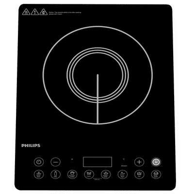 PHILIPS HD4996/00 2100W Induction Cooktop with 8 Preset Menus