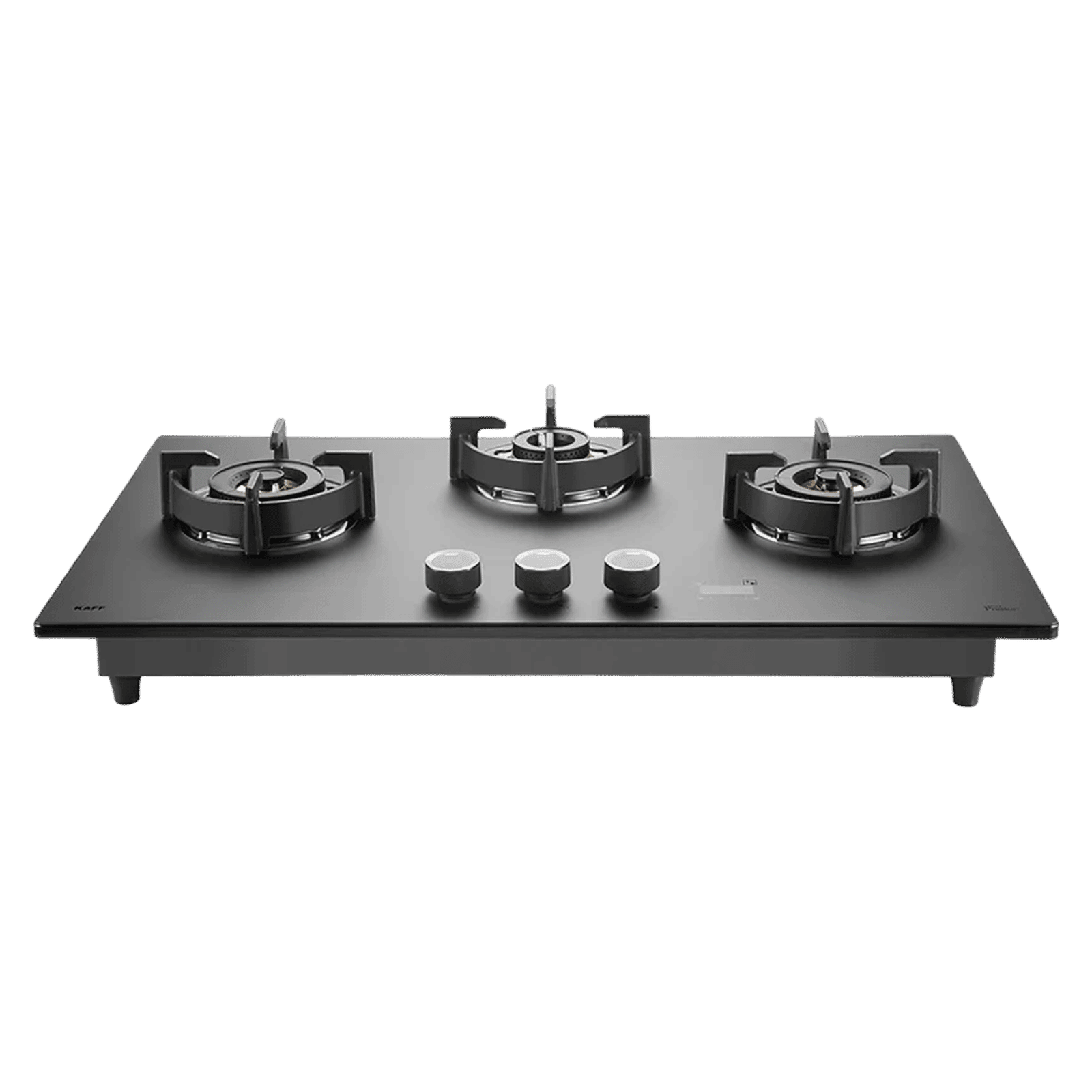 KAFF PRS 783 Tempered Glass Top 3 Burner Automatic Hob (Digital Timer, Black) KAFF PRS 783 Tempered Glass Top 3 Burner Automatic Hob (Digital Timer, Black)_1