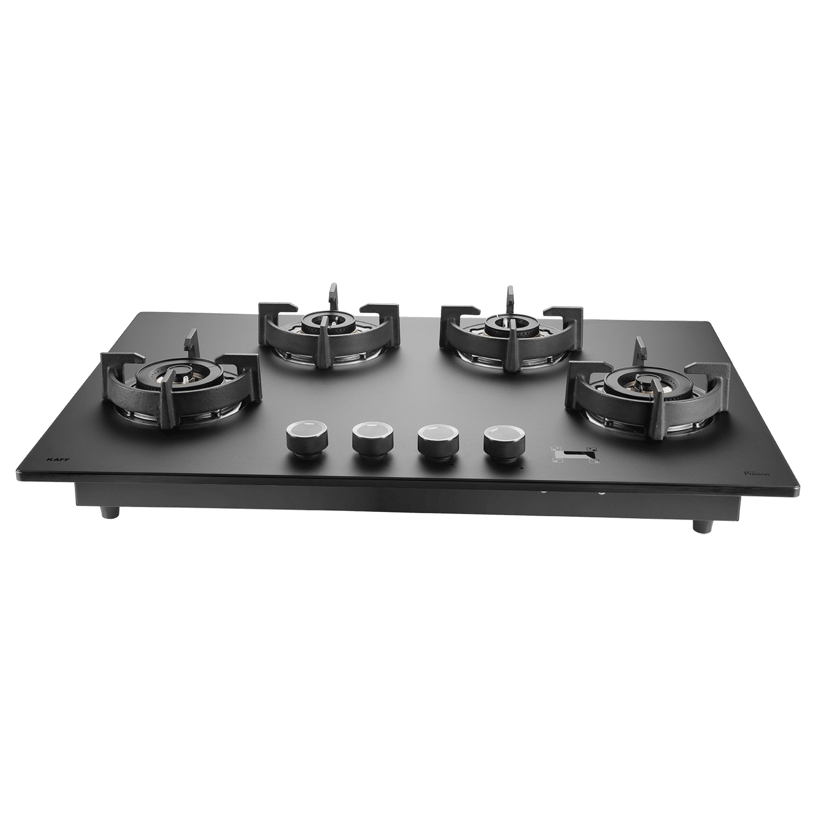 KAFF Preston Tempered Glass Top 4 Burners Automatic Hob (Flame Failure Device, Frosted Matt Black) KAFF Preston Tempered Glass Top 4 Burners Automatic Hob (Flame Failure Device, Frosted Matt Black)_6