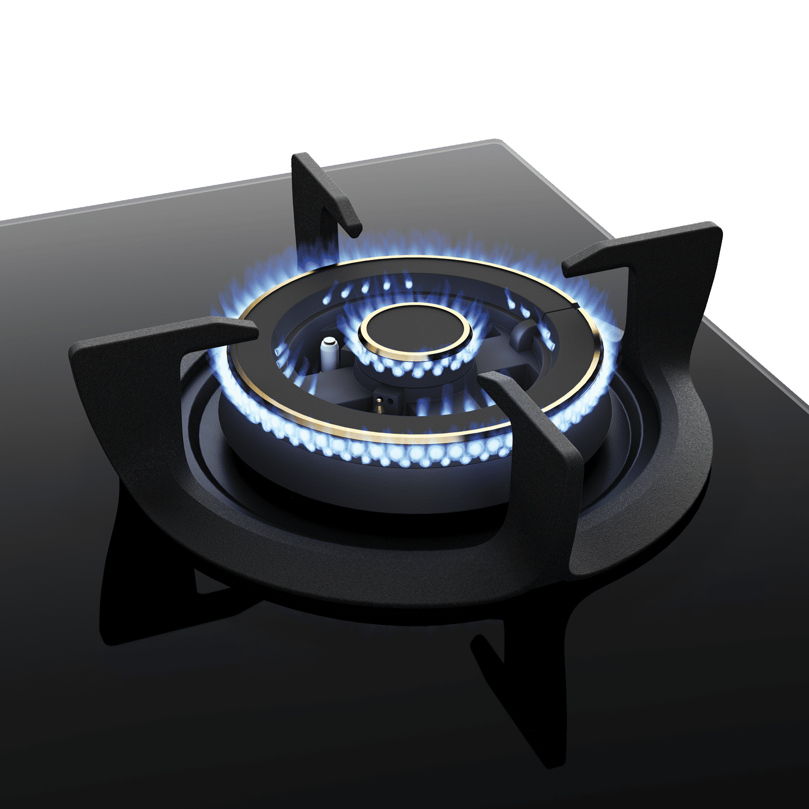Electrolux UltimateTaste 300 Glass Top 3 Burner Automatic Hob (One Hand Ignition, Black)_4