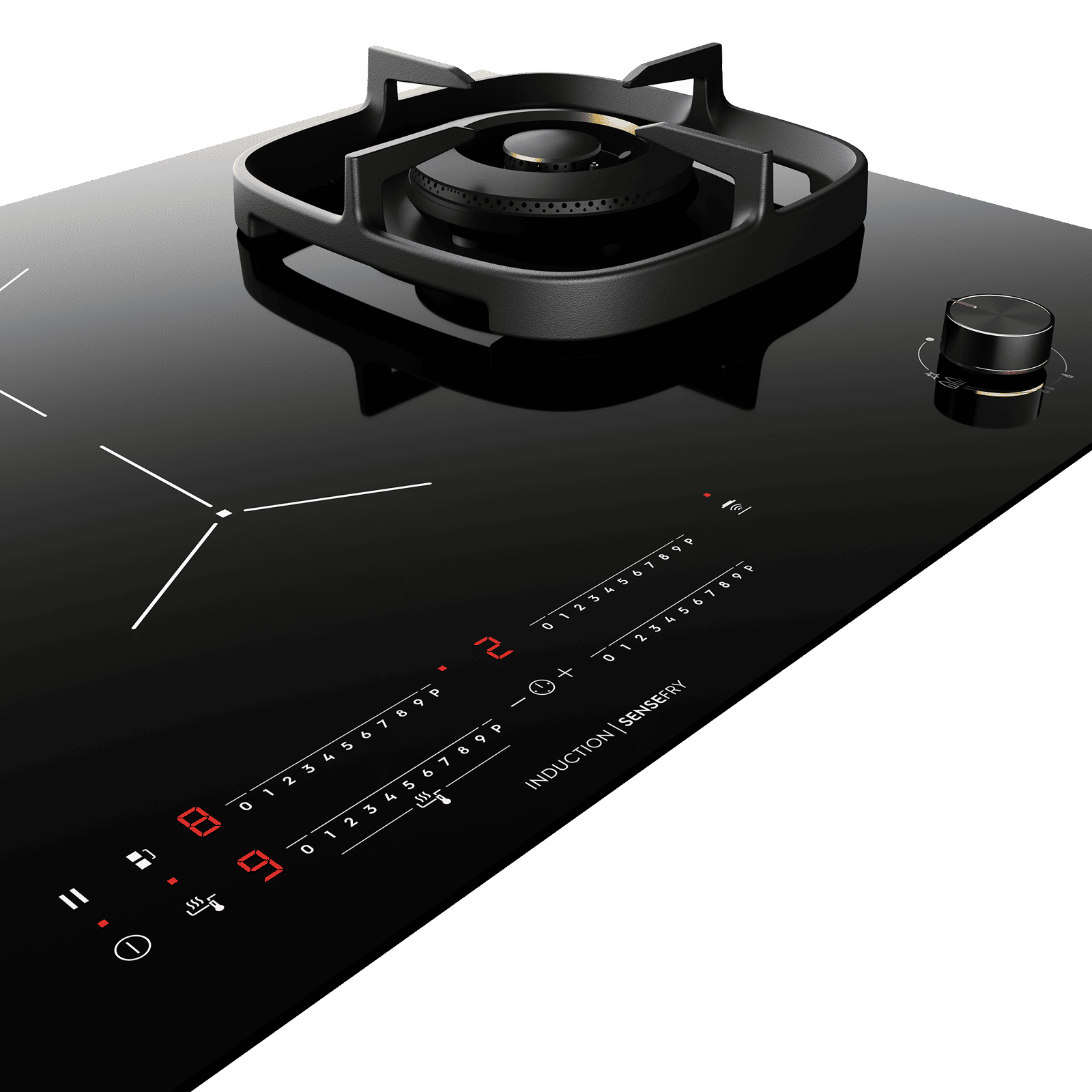 Electrolux UltimateTaste 900 Glass Top 4 Burner Hybrid Induction Hob (Pot Sensor, Black) Electrolux UltimateTaste 900 Glass Top 4 Burner Hybrid Induction Hob (Pot Sensor, Black)_4