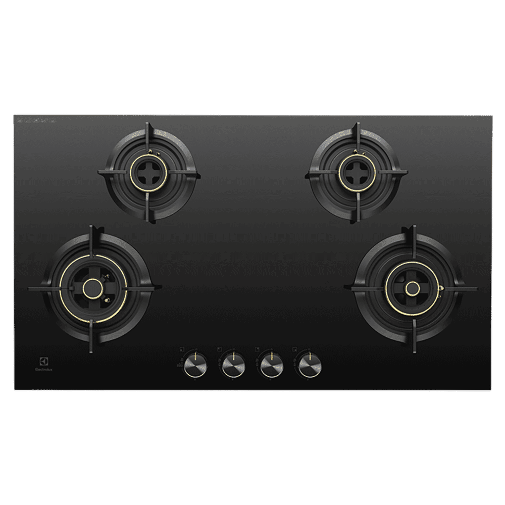 Electrolux UltimateTaste 300 Glass Top 4 Burner Automatic Hob (Cast Iron Pan Supports, Black) Electrolux UltimateTaste 300 Glass Top 4 Burner Automatic Hob (Cast Iron Pan Supports, Black)_6
