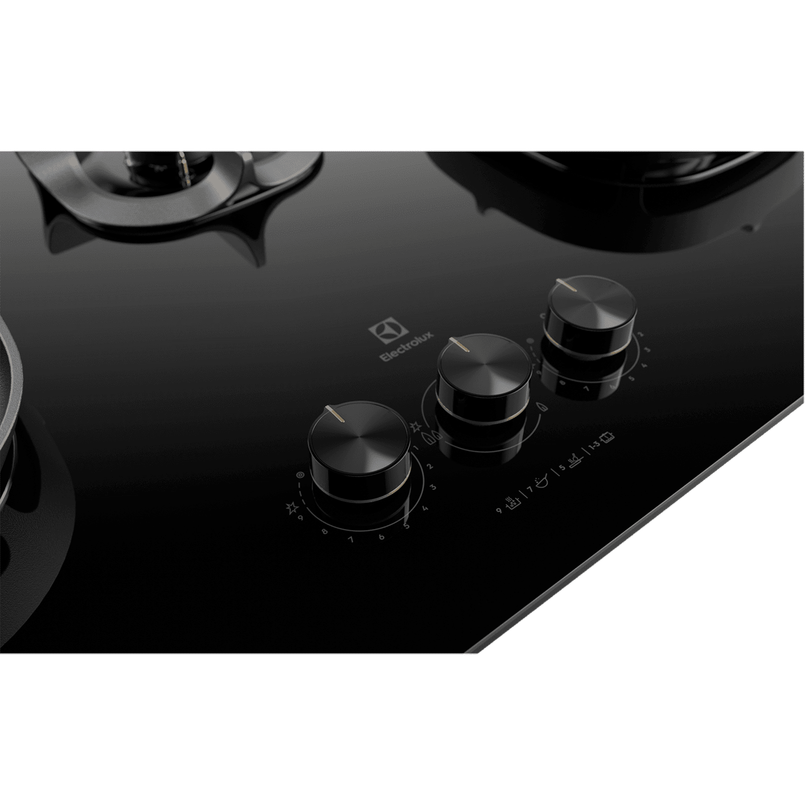 Electrolux UltimateTaste 700 Glass Top 3 Burner Automatic Hob (Cast Iron Pan Supports, Black Glass) Electrolux UltimateTaste 700 Glass Top 3 Burner Automatic Hob (Cast Iron Pan Supports, Black Glass)_5