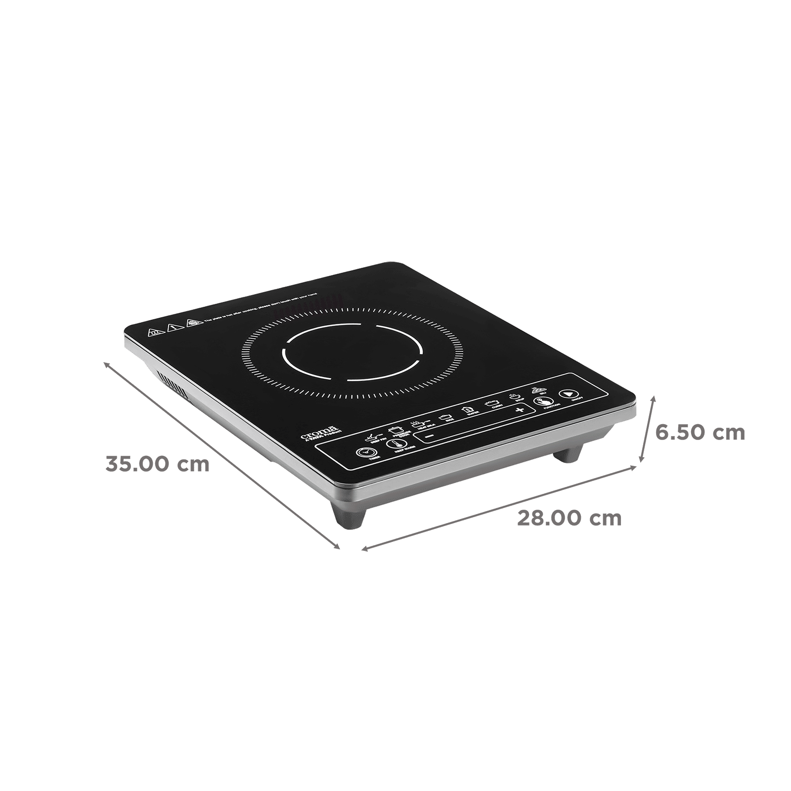 Croma 2000W Induction Cooktop with 8 Preset Menus Croma 2000W Induction Cooktop with 8 Preset Menus_3