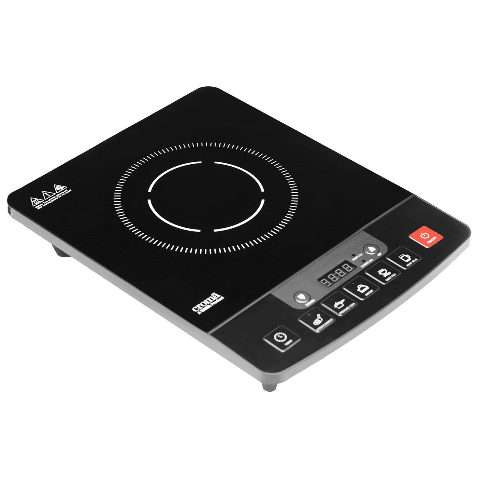 Croma 1600W Induction Cooktop with 5 Preset Menus Croma 1600W Induction Cooktop with 5 Preset Menus_4