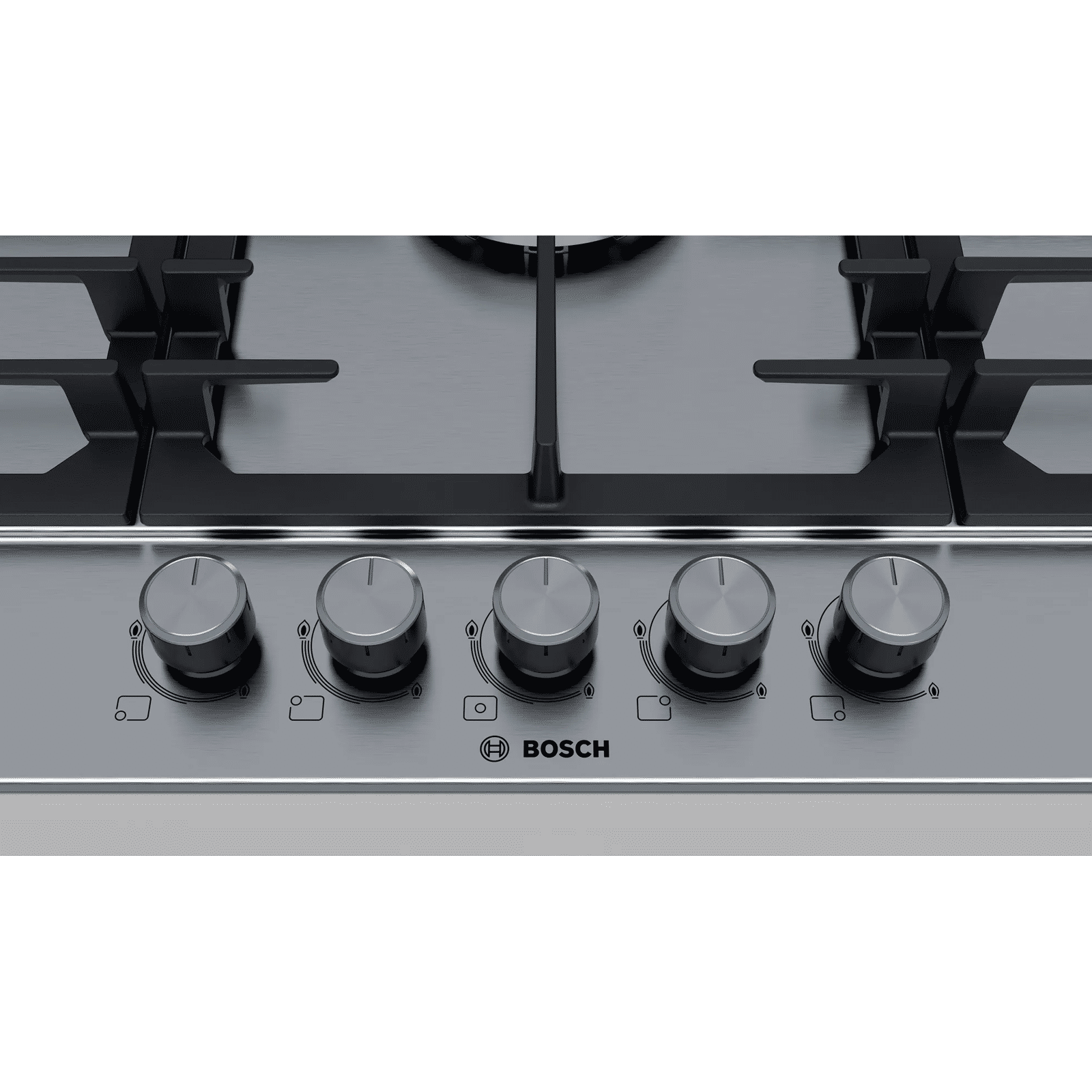 BOSCH Series 6 5 Burner Automatic Hob (Flame Failure Safety Device, Stainless Steel)_5