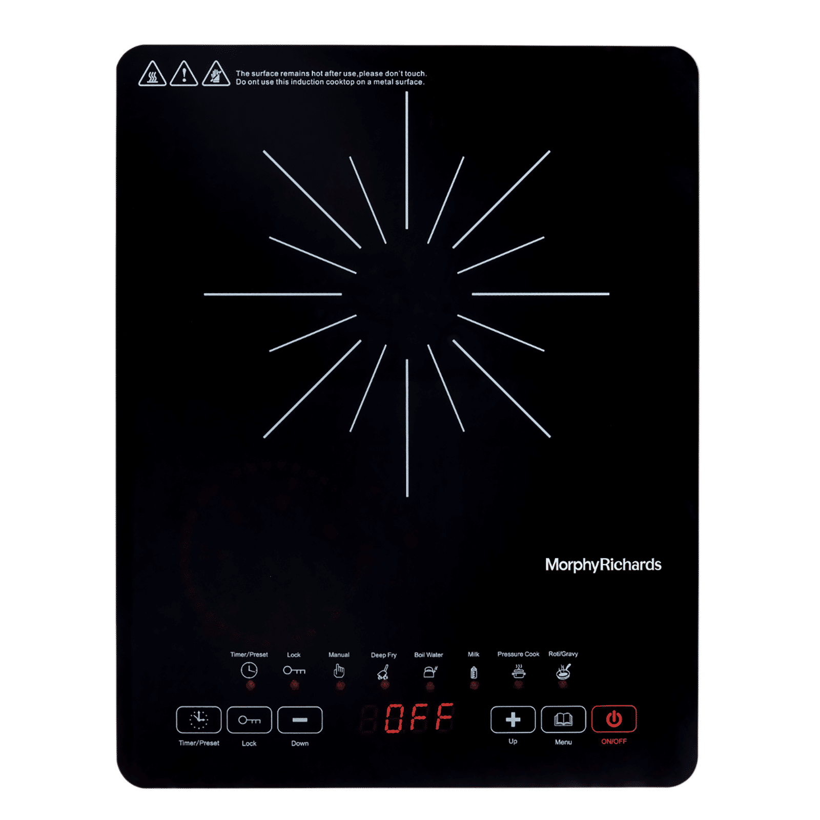 Morphy Richards Elysia TC 2000W Single Induction Cooktop with Feather Touch Control Morphy Richards Elysia TC 2000W Single Induction Cooktop with Feather Touch Control_1