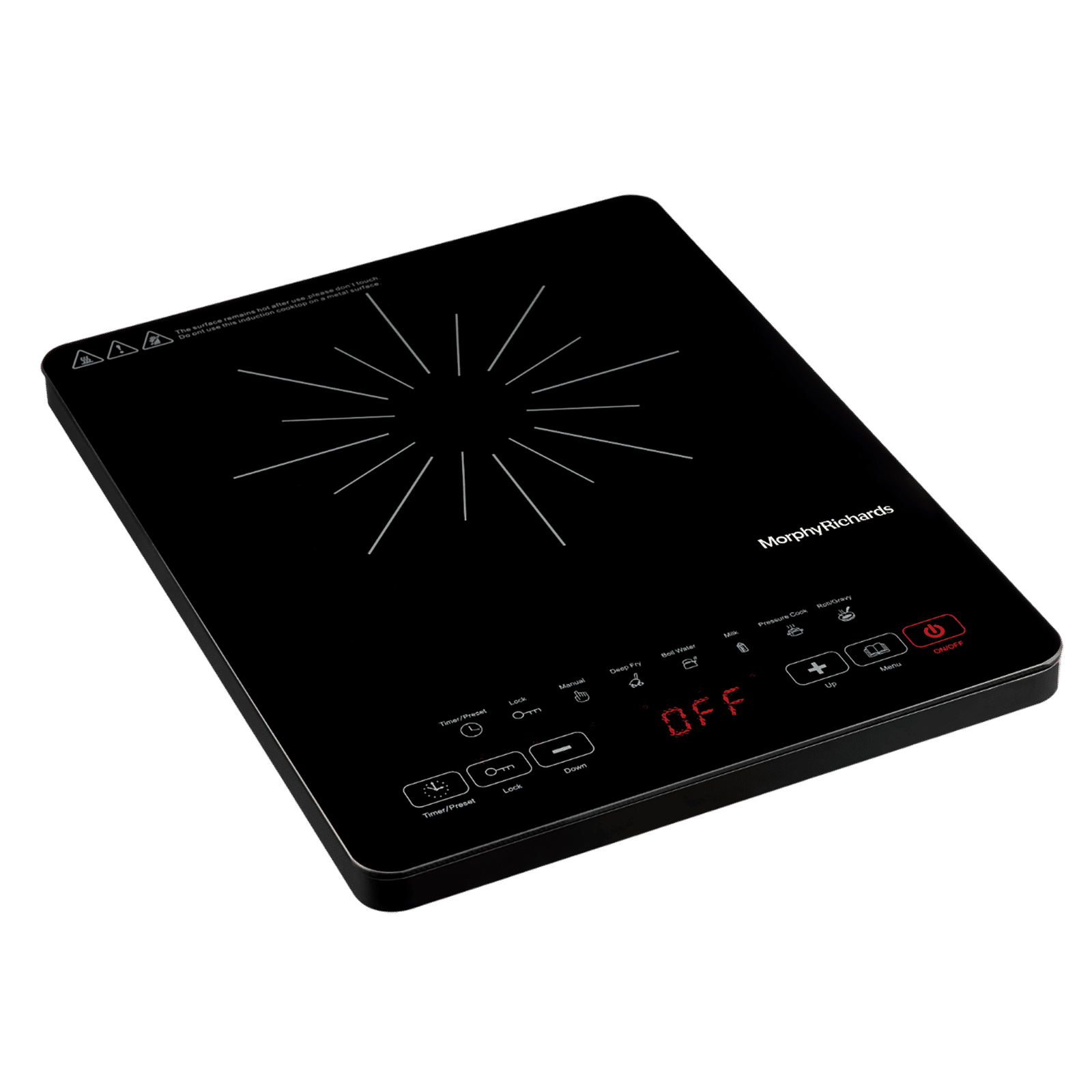 Morphy Richards Elysia TC 2000W Single Induction Cooktop with Feather Touch Control Morphy Richards Elysia TC 2000W Single Induction Cooktop with Feather Touch Control_7