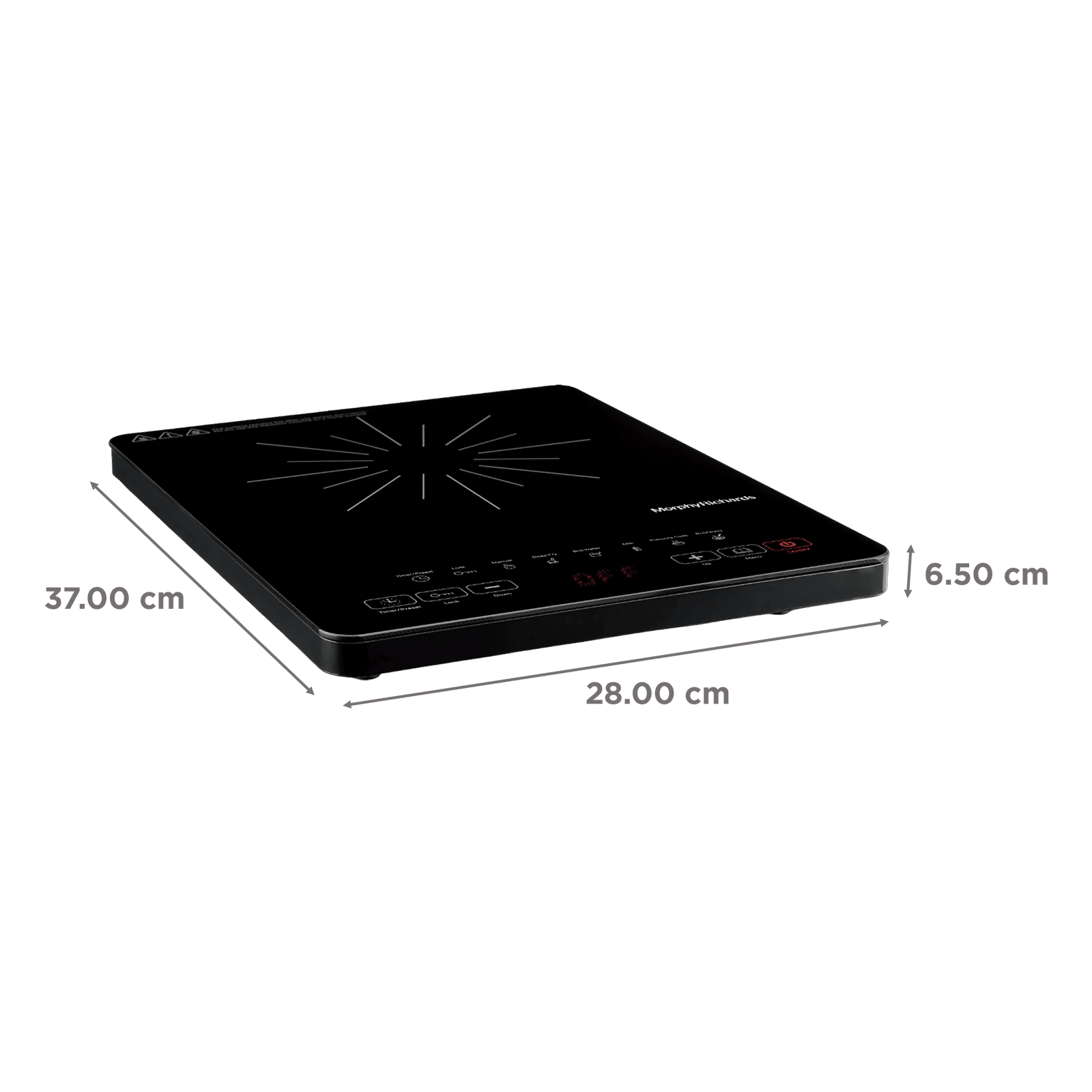 Morphy Richards Elysia TC 2000W Single Induction Cooktop with Feather Touch Control Morphy Richards Elysia TC 2000W Single Induction Cooktop with Feather Touch Control_2