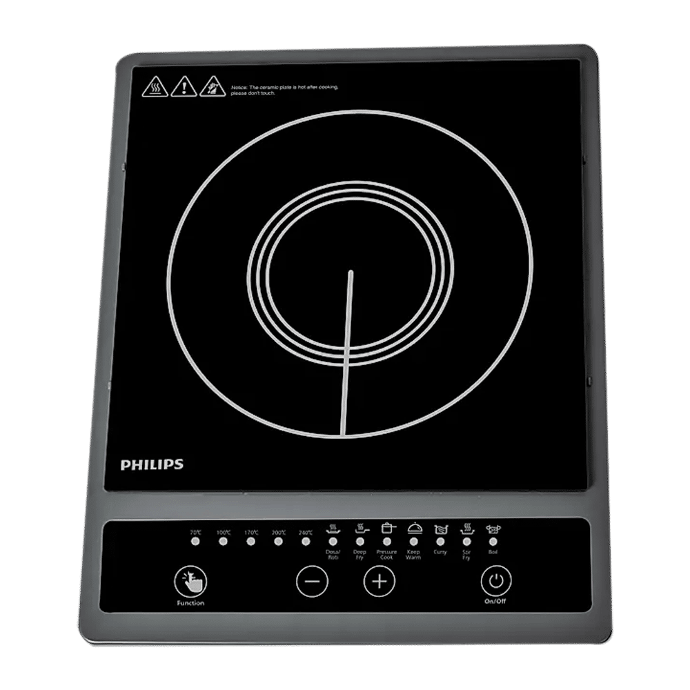 PHILIPS 1300W Induction Cooktop with 7 Preset Menus PHILIPS 1300W Induction Cooktop with 7 Preset Menus_1