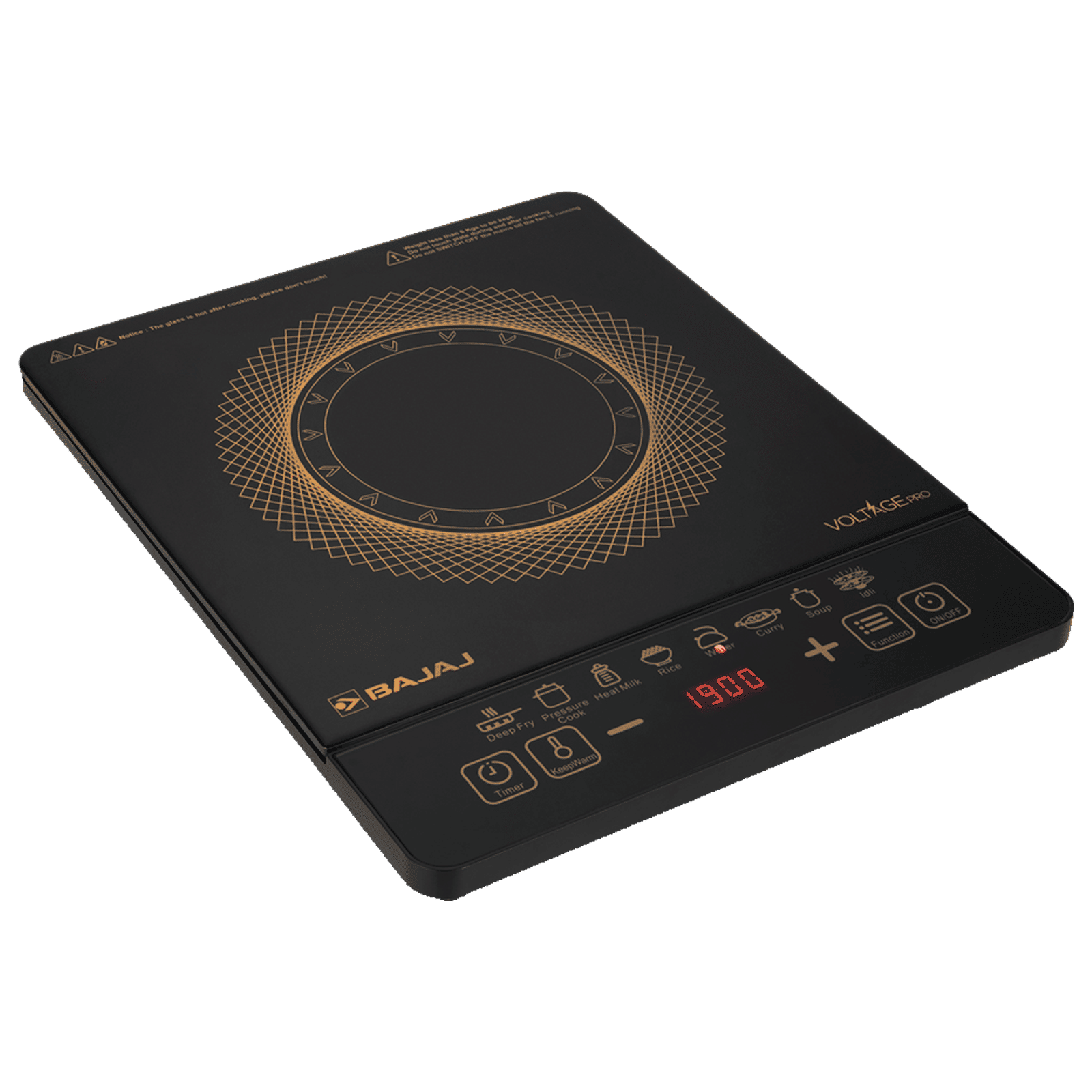 BAJAJ ICX 190FS 1900W Induction Cooktop with 9 Preset Menus_4