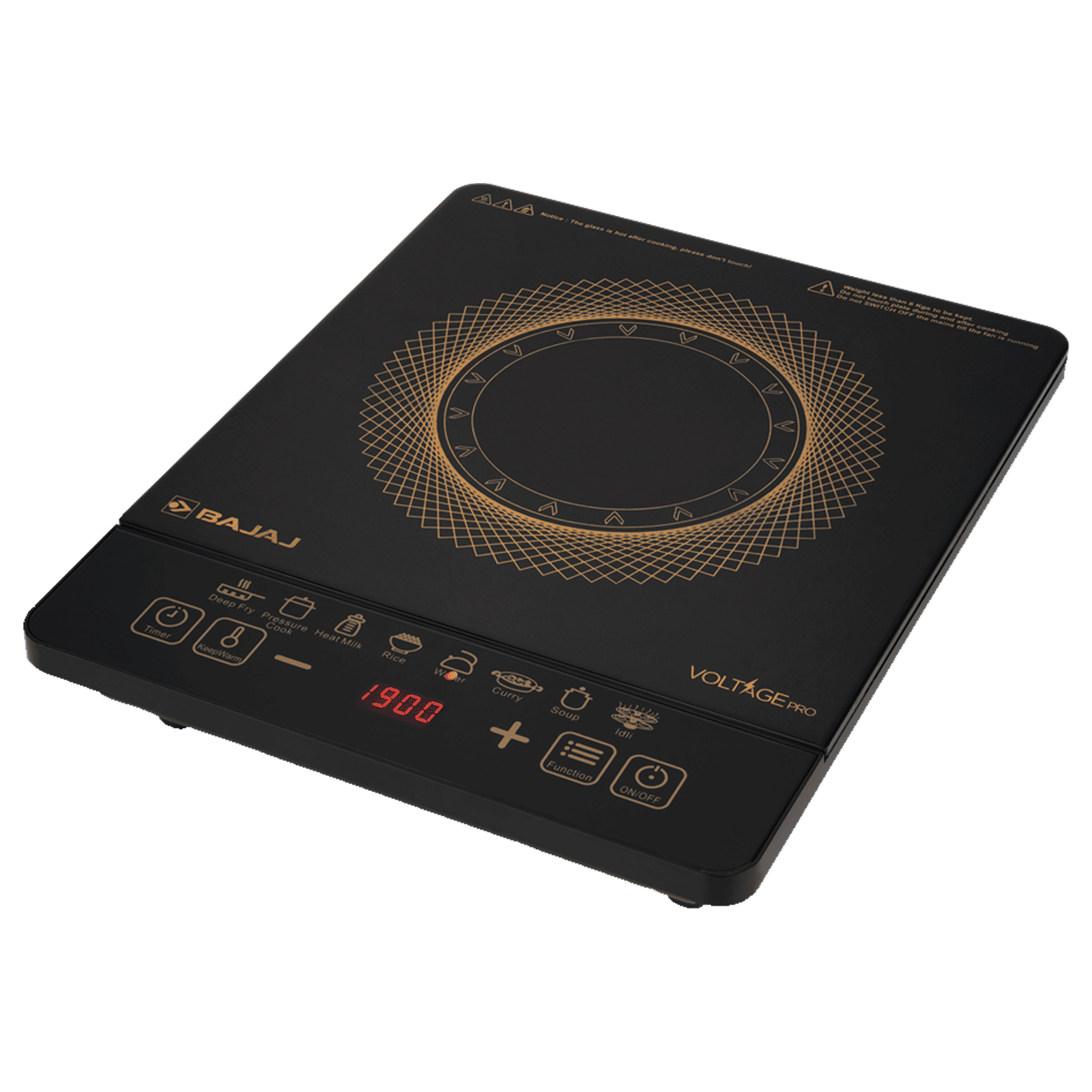 BAJAJ ICX 190FS 1900W Induction Cooktop with 9 Preset Menus_5