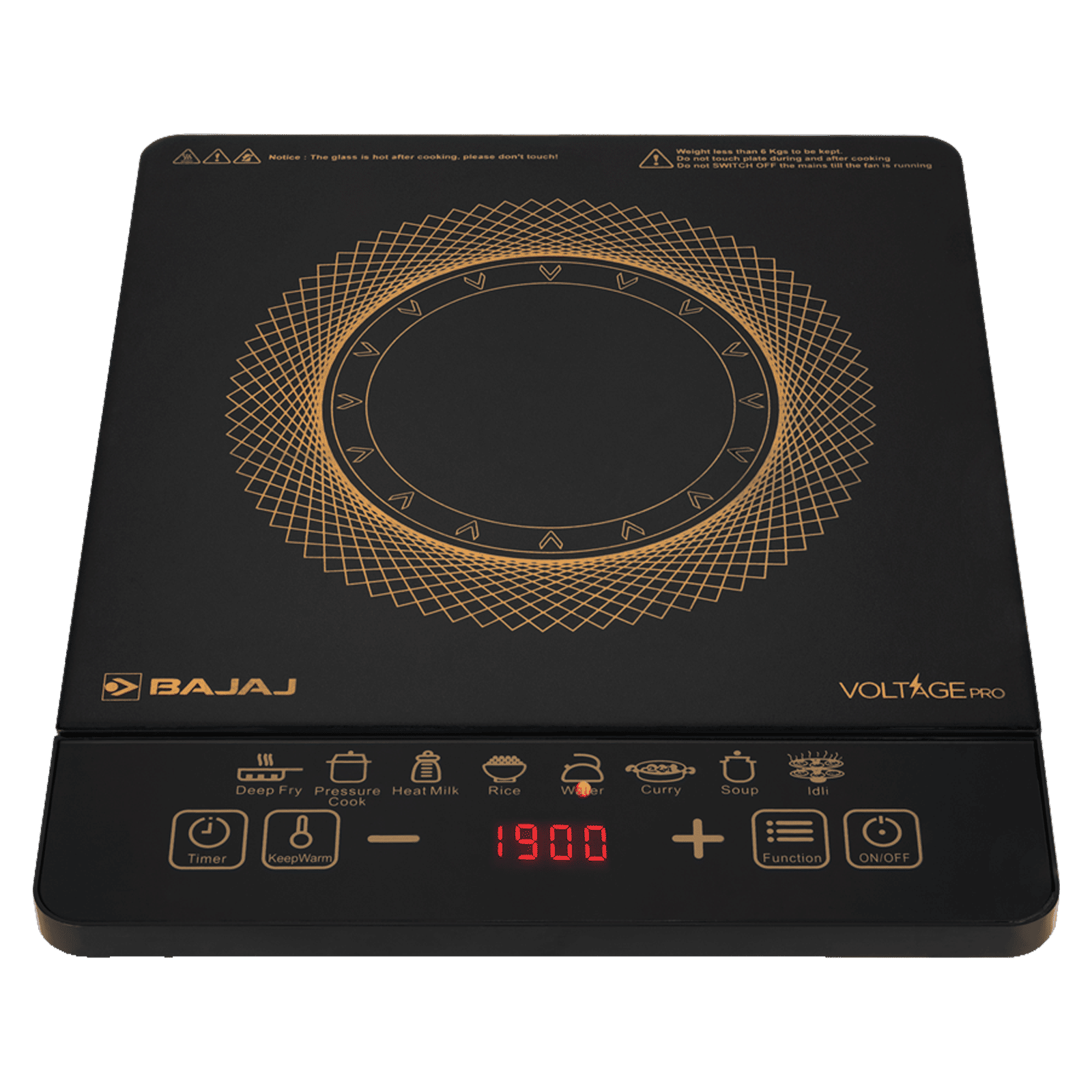 BAJAJ ICX 190FS 1900W Induction Cooktop with 9 Preset Menus_6