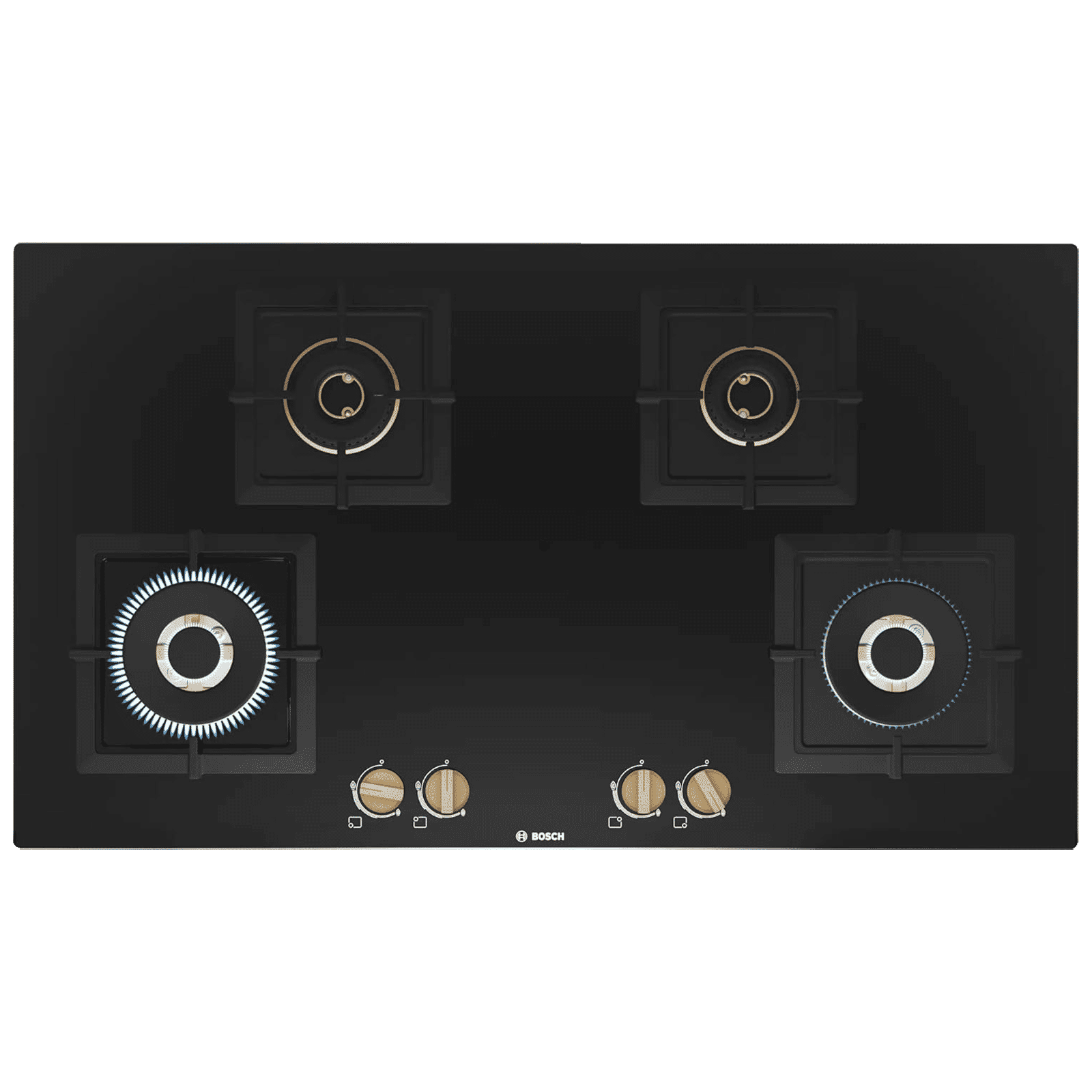 BOSCH Series 4 Toughened Glass Top 4 Burner Automatic Hob (Flame Failure Safety Device, Black) BOSCH Series 4 Toughened Glass Top 4 Burner Automatic Hob (Flame Failure Safety Device, Black)_1