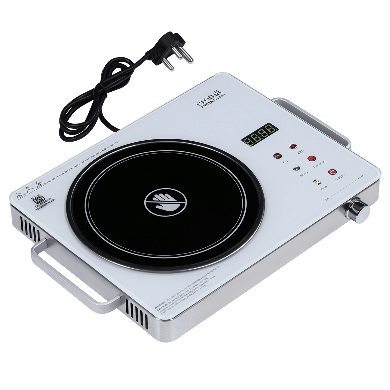 Croma Infrared 2200W Induction Cooktop with 3 Preset Menus Croma Infrared 2200W Induction Cooktop with 3 Preset Menus_11