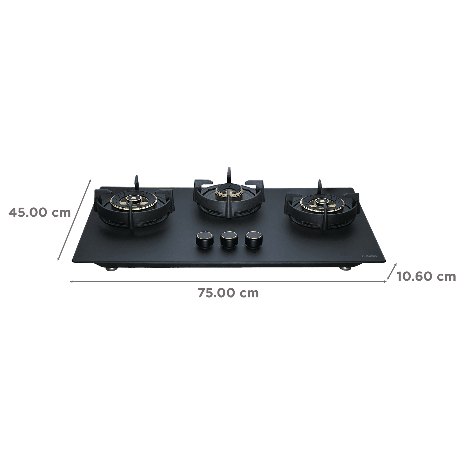 elica MATT FLEXI DFS HE FB 3B 75 DX Glass Top 3 Burner Automatic Hob (Cast Iron Pan Supportwith Heat Guard, Matt Finish Black Glass) elica MATT FLEXI DFS HE FB 3B 75 DX Glass Top 3 Burner Automatic Hob (Cast Iron Pan Supportwith Heat Guard, Matt Finish Black Glass)_2