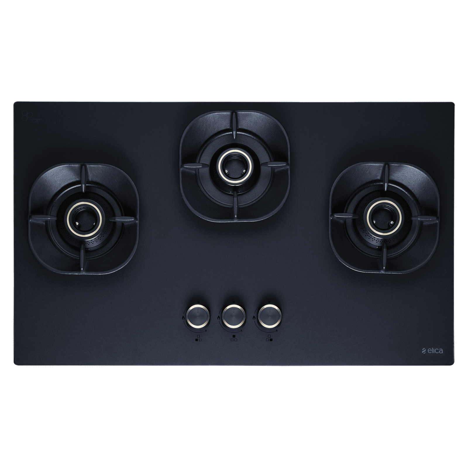 elica MATT CROWN FLEXI 375 LOTUS IND HD BRASS Toughened Glass Top 3 Burner Automatic Hob (Cast Iron Pan Support with Heat Guard, Matt Finish Black Glass) elica MATT CROWN FLEXI 375 LOTUS IND HD BRASS Toughened Glass Top 3 Burner Automatic Hob (Cast Iron Pan Support with Heat Guard, Matt Finish Black Glass)_5