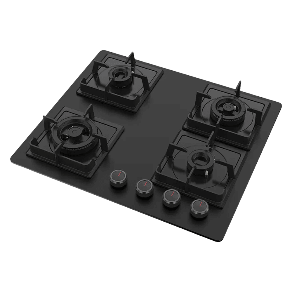 KAFF NYG 64B Glass Top 4 Burner Automatic Hob (Integrated Flame Protector, Black)_10