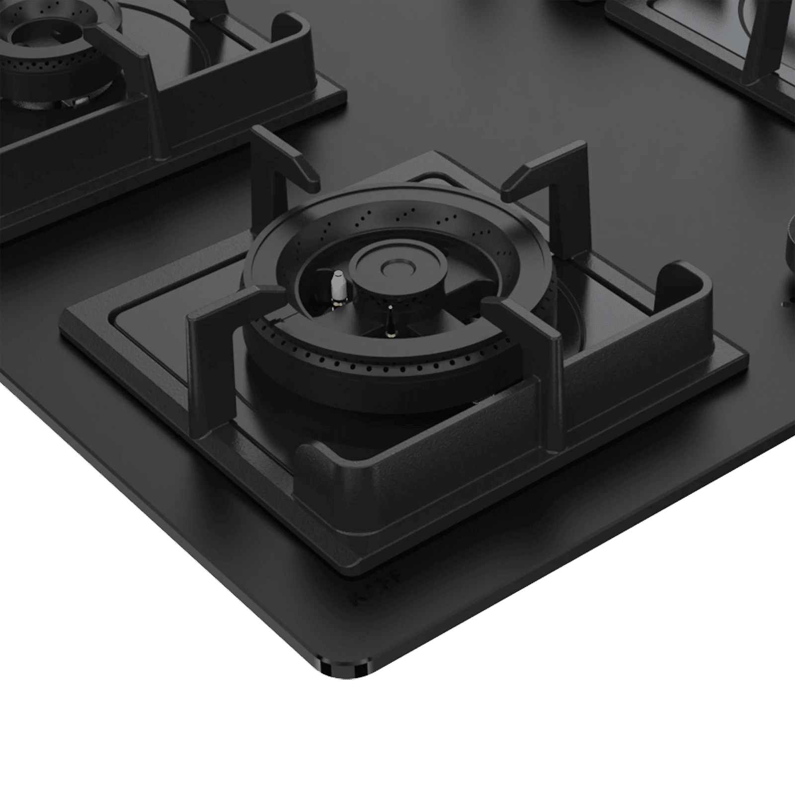 KAFF NYG 64B Glass Top 4 Burner Automatic Hob (Integrated Flame Protector, Black)_4