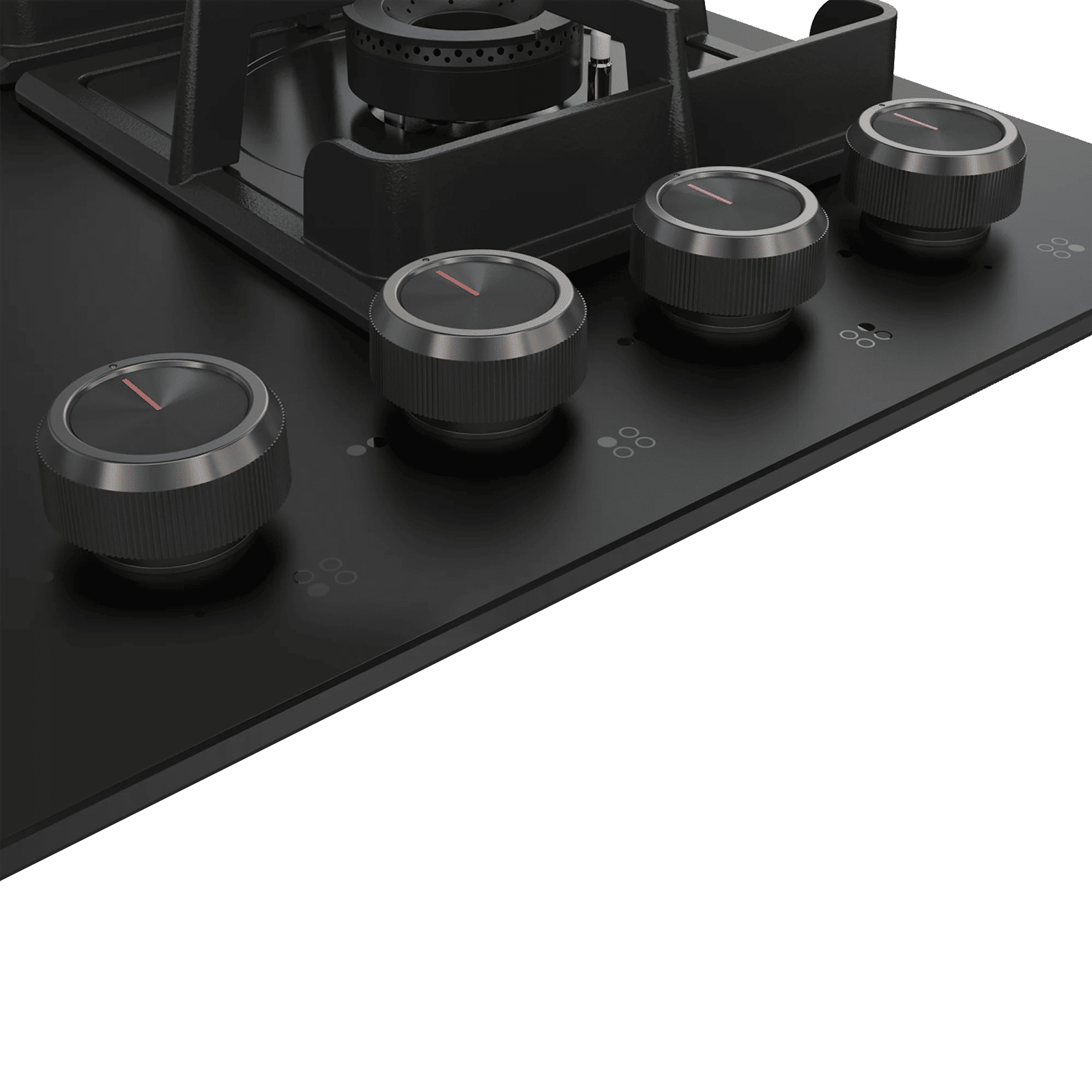 KAFF NYG 64B Glass Top 4 Burner Automatic Hob (Integrated Flame Protector, Black)_5