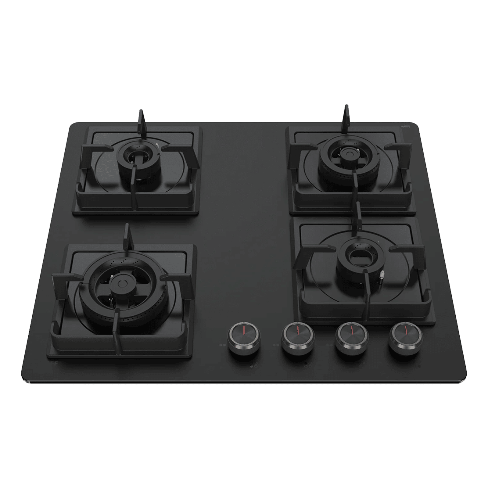 KAFF NYG 64B Glass Top 4 Burner Automatic Hob (Integrated Flame Protector, Black)_7