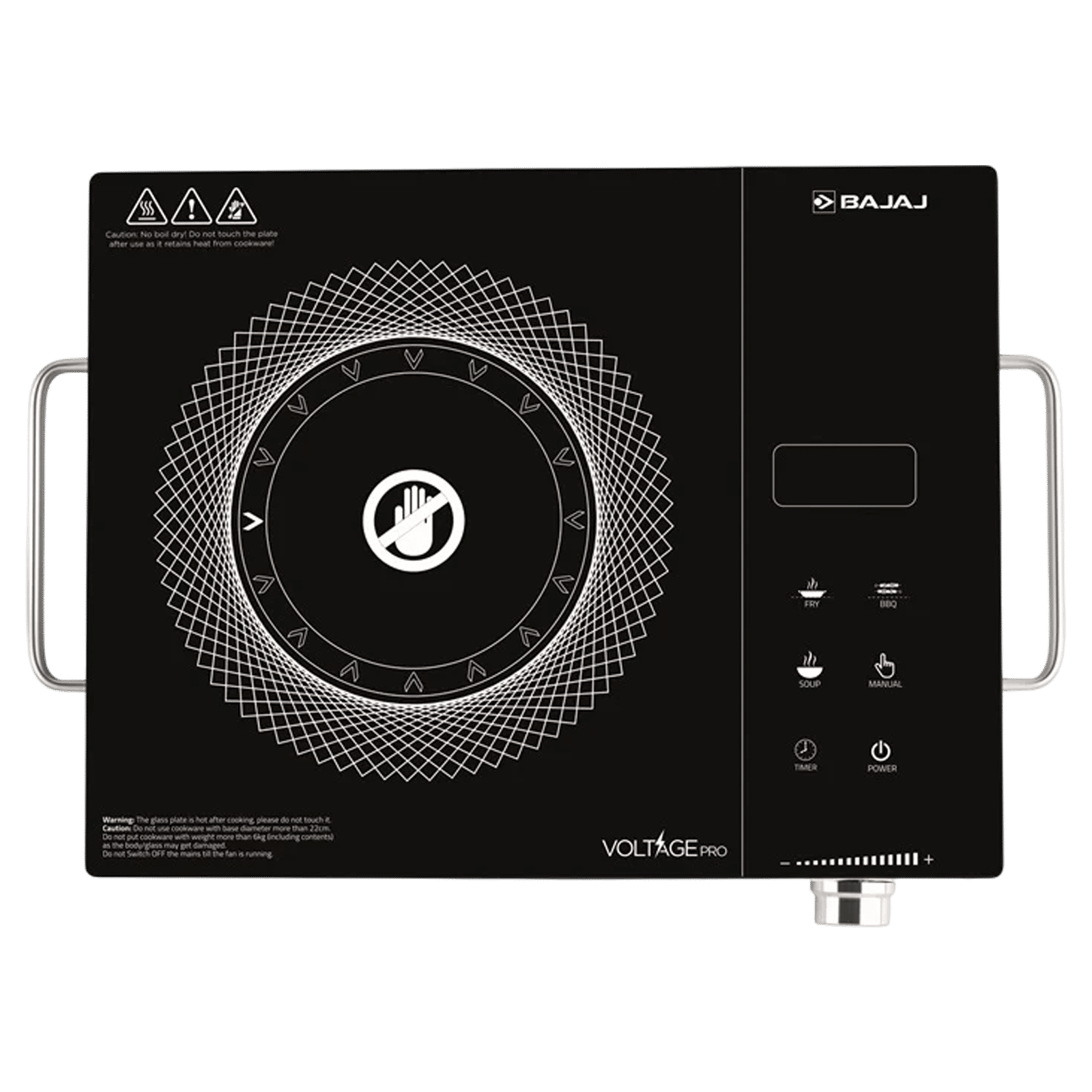 BAJAJ IRX 220F Infrared 2200W Induction Cooktop with 3 Preset Menus BAJAJ IRX 220F Infrared 2200W Induction Cooktop with 3 Preset Menus_1