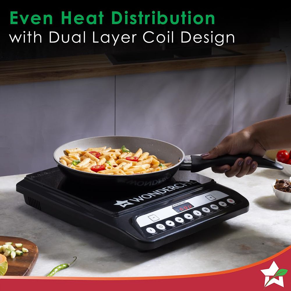 WONDERCHEF Acura 1400W Single Induction Cooktop with 11 Preset Functions WONDERCHEF Acura 1400W Single Induction Cooktop with 11 Preset Functions_6