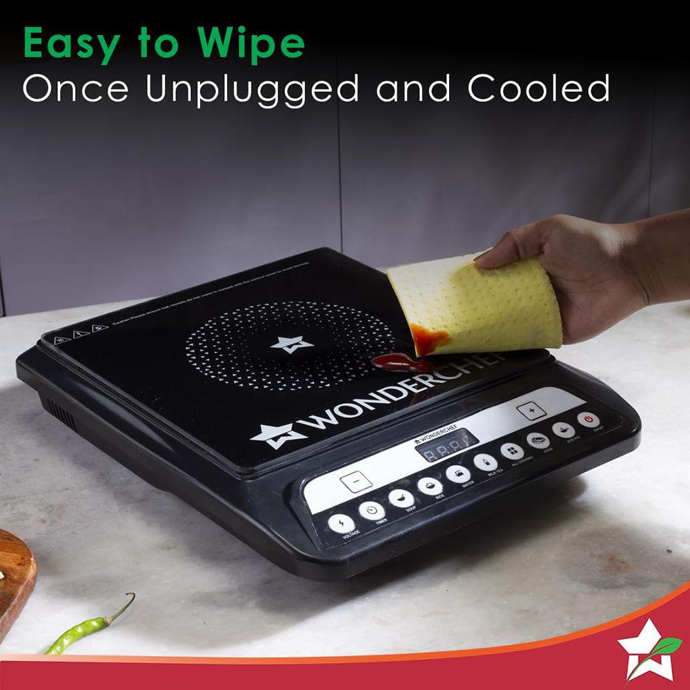 WONDERCHEF Acura 1400W Single Induction Cooktop with 11 Preset Functions WONDERCHEF Acura 1400W Single Induction Cooktop with 11 Preset Functions_8