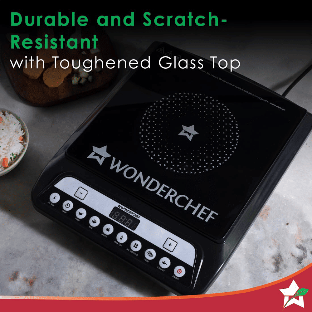 WONDERCHEF Acura 1400W Single Induction Cooktop with 11 Preset Functions WONDERCHEF Acura 1400W Single Induction Cooktop with 11 Preset Functions_5